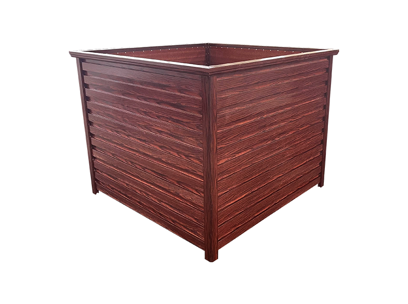 玻璃钢仿木花箱